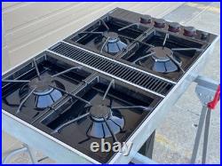 Jenn-Air Expressions 34 Black / Gas Downdraft Cooktop CVG2420B Cooktop