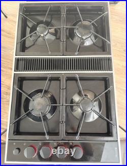 Jenn-Air Expressions 34 Black / Gas Downdraft Cooktop CVGX2423B Cooktop