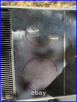 Jenn Air Expressions 43 Cooktop with downdraft, Grill, Covers CVEX4370B Black
