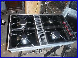 Jenn-Air Expressions Black or white Gas Downdraft Cooktop CVGX2423B Stovetop