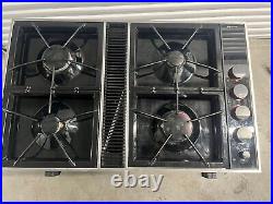 Jenn-Air Expressions Sealed Gas Downdraft Cooktop CVGX2423B Stovetop 34 Black