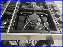 Jenn-Air Expressions Sealed Gas Downdraft Cooktop CVGX2423B Stovetop 34 Black