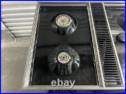 Jenn-Air Expressions Sealed Gas Downdraft Cooktop CVGX2423B Stovetop 34 Black