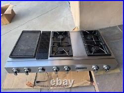 Jenn-Air Gas Cooktop Downdraft 47 Pro-Style-JGD8348CDP16 Read Description