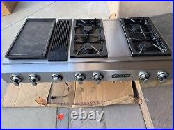 Jenn-Air Gas Cooktop Downdraft 47 Pro-Style-JGD8348CDP16 Read Description