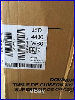 Jenn-Air JED4430WS 30 Downdraft Electric Cooktop Black StainlessTrim