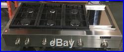 Jenn-Air JGCP548WP Stainless Steel 48 Inch Pro-Style Gas Cooktop With Griddle