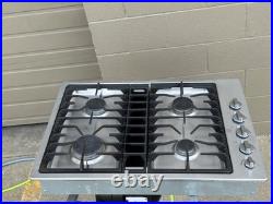 Jenn Air JGD3430WS 30 Stainless 4 Burner Downdraft Natural Gas Cooktop READ