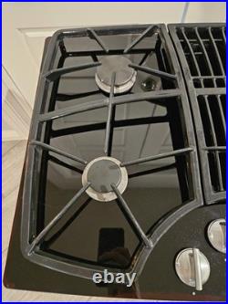 Jenn Air JGD8430ADB 30 Gas Downdraft Cooktop Glass Ceramic Clean