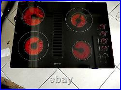 Jenn Air Model Jed4430wb02 30 Touch Control Electric Downdraft Cooktop Nice