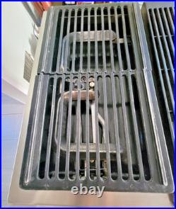 Jenn Air Pro Style 48 Stainless Gas Cooktop Downdraft JGD8348CDP