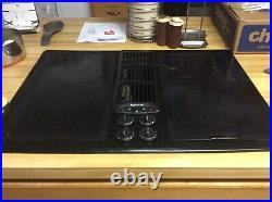 Jenn Air Stainless 30 Electric Downdraft Drop-in Cooktop withGrill & Covers