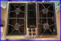 Jenn-Air Stainless Steel Downdraft Gas Cooktop JGD8130ADS -VERY CLEAN