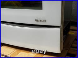 Jenn-Air White 30 Inch Downdraft Slide-In Gas Range Dual Fuel 240V Electric Oven