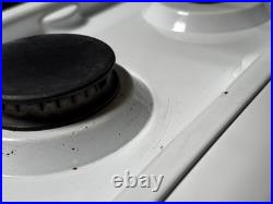 Jenn-Air White 30 Inch Downdraft Slide-In Gas Range Dual Fuel 240V Electric Oven