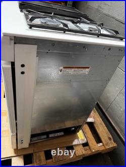 Jenn-Air White 30 Inch Downdraft Slide-In Gas Range Dual Fuel 240V Electric Oven