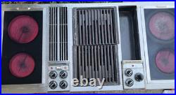 Jenn Air c301 48 downdraft 3 bay Cooktop Stainless Steele with Grill & Griddle Jenn Air c301 48 downdraft 3 bay Cooktop Stainless Steele with Grill & Griddle