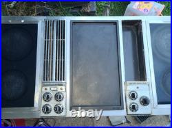 Jenn Air c301 48 downdraft 3 bay Cooktop Stainless Steele with Grill & Griddle Jenn Air c301 48 downdraft 3 bay Cooktop Stainless Steele with Grill & Griddle