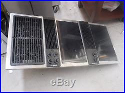 Jenn air cve4370b 3 bay downdraft cooktop with glass cartridges last one