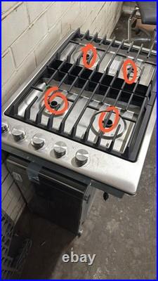 JennAir 30 Gas Cooktop with 4 Sealed Burners Continuous Grates JGD3430GS JennAir 30 Gas Cooktop with 4 Sealed Burners Continuous Grates JGD3430GS