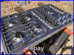 JennAir 36 Stainless Steel Downdraft Cooktop JGD3536BS00 Tested, Working, VIDEO