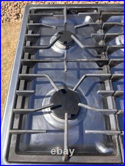 JennAir 36 Stainless Steel Downdraft Cooktop JGD3536BS00 Tested, Working, VIDEO