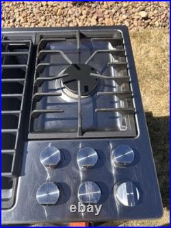 JennAir 36 Stainless Steel Downdraft Cooktop JGD3536BS00 Tested, Working, VIDEO