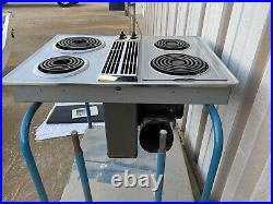 JennAir Downdraft stainless With Coil, Grill Pieces, Drip Bowls, and Plates