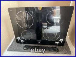 JennAir JED8430BDB 30 Electric Downdraft Cooktop 4-Burner Glass Ceramic Black