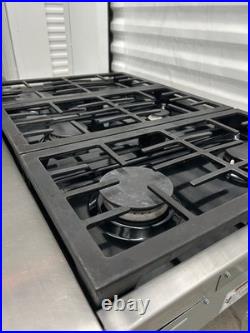 JennAir JGCP436WP01 36 6 Burner Pro Gas Rangetop LP with NG Conversion Kit