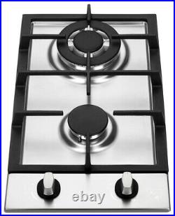 K&H 2 Burner 12 NATURAL Gas Stainless Steel Cooktop 2-SSW