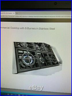 KITCHEN-AID 48 Natural Gas Cooktop brand NEW Stainless Steel OPEN BOXXXX
