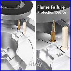 KOXKING Bulit-in Gas Cooktop Propane Stove Top 24/30/36 in 4/5 Burners Dual fuel