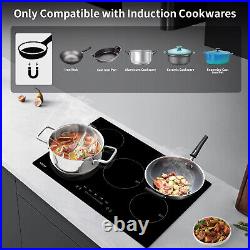 KPUY 5 Burner 7400W Electric Induction Hob Cooktop 30 x 72 Stove Touch Control