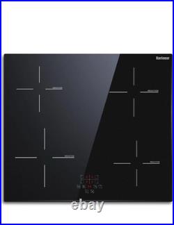 Karinear 24 Inch Induction Cooktop 4 Burner Electric Cooktop 220-240V, 6400W Karinear 24 Inch Induction Cooktop 4 Burner Electric Cooktop 220-240V, 6400W