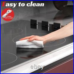 Karinear 30 Inch Electric Cooktop 4 30 inch, 30 inch 4 Zones Knob Cooktop