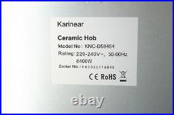 Karinear KNC-D58454 Electric Ceramic Cooktop 30 Inch 8400w 5 Burners Stove Top