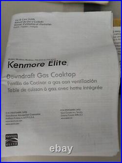 Kenmore Elite 31123 36 Downdraft Gas Cooktop Stainless Steel Downdraft Drop