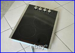 Kenmore Elite 79045113410 30 Electric Cooktop Black With Stainless Trim