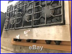Kitchen aid 6 burners stainless steel 36 in gas cooktop unused brand new