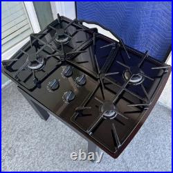 KitchenAid 30 4 Burner Gas Cooktop Black Glass kgcc505hbl2 Great