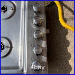 KitchenAid 30 4 Burner Gas Downdraft Cooktop Model KCGD500GSS Tested Working