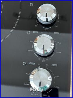 KitchenAid 30 Electric Downdraft Cooktop KECD807XBL01 Black Glass TESTED WORKS