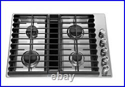 KitchenAid 30 Gas Cooktop with Downdraft Ventilation (KCGD500GSS)