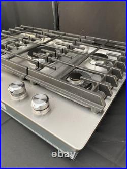 KitchenAid 30 Stainless 5 Burner Natural Gas Cooktop KCGS950ESS