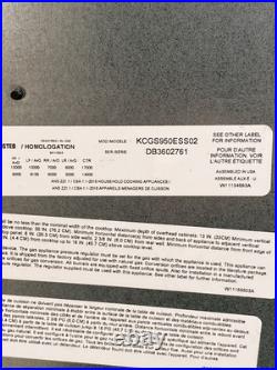 KitchenAid 30 Stainless 5 Burner Natural Gas Cooktop KCGS950ESS