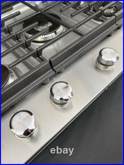 KitchenAid 30 Stainless 5 Burner Natural Gas Cooktop KCGS950ESS