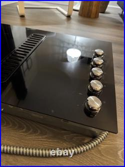 KitchenAid 30 W 4-Element Electric Cooktop with Downdraft Exhaust KCED600GBL, NEW