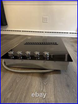 KitchenAid 30 W 4-Element Electric Cooktop with Downdraft Exhaust KCED600GBL, NEW