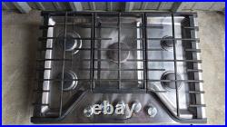 KitchenAid 30 W 5-Burner Gas Cooktop with 17K BTU Burner & Simmer KCGS350ESS